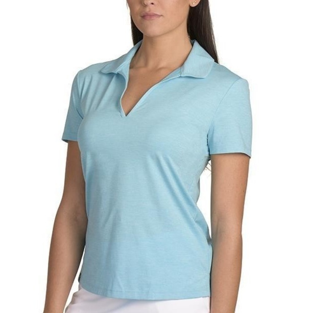 SwingDish Harper Blue Sleevless Polo Golf XS PT014-2